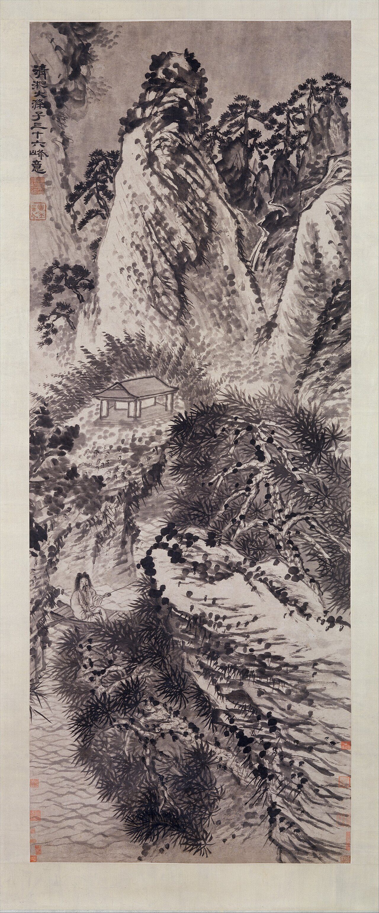 石涛·黄山三十六峰意图